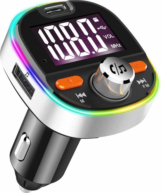 Athletix® Bluetooth FM Transmitter - Carkit - Auto Lader- Handsfree Bellen - MP3 - USB / SD Kaart - Snel Lader - 3 USB Poorten - Spotify / YouTube 3 Athletix® Bluetooth FM Transmitter - Carkit - Auto Lader- Handsfree Bellen - MP3 - USB / SD Kaart - Snel Lader - 3 USB Poorten - Spotify / YouTube