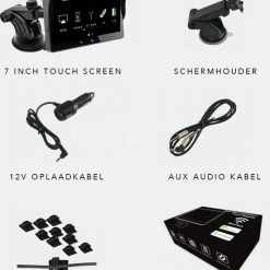 Ossora Navigatiesysteem 7 Inch - 2022 - Apple Carplay (wireless) - Android Auto - Universeel - Bluetooth - TomTom GO -AZDome store 550x663