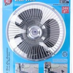 Alrides Vrachtwagen Ventilator Met Sterke Zuignap 24V - Truckventilator 20 Cm