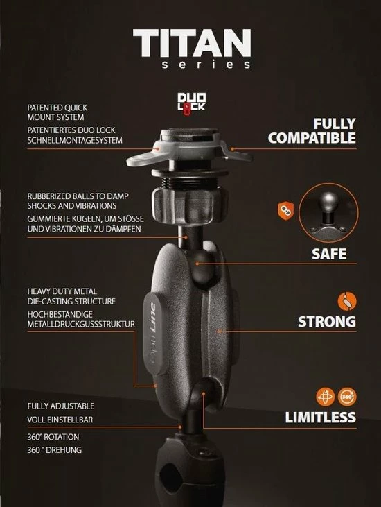 Lampa Titan Opti-Pole, Spiegel En Schroefvaste Bevestiging 5 Lampa Titan Opti-Pole, Spiegel En Schroefvaste Bevestiging - Afbeelding 3