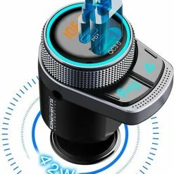 Einpart Bluetooth FM-Zender - Carkit - Autolader USB A / USB C - Snellader - Handsfree Bellen -AZDome store 550x738 3
