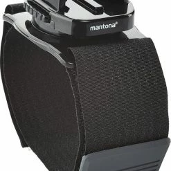 Mantona - Armband Met 360 Graden Draaibare GoPro Houder (voor GoPro Hero 6 5 4 3+ 3 2 1) - Zwart - Model 21277