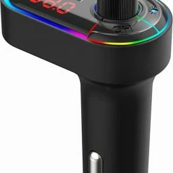 Merkloos Auto Mp3 Bluetooth Speler Kleurrijke Sfeer Licht Type-C Mobiele Telefoon Opladen Bluetooth Handsfree Fm-zender