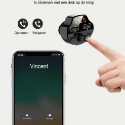 TibaGoods Auto FM Transmitter - Bluetooth - Handsfree Bellen - USB - Carkit - Audio Receiver - Oplaadfunctie - Auto Accessoires -AZDome store 550x780