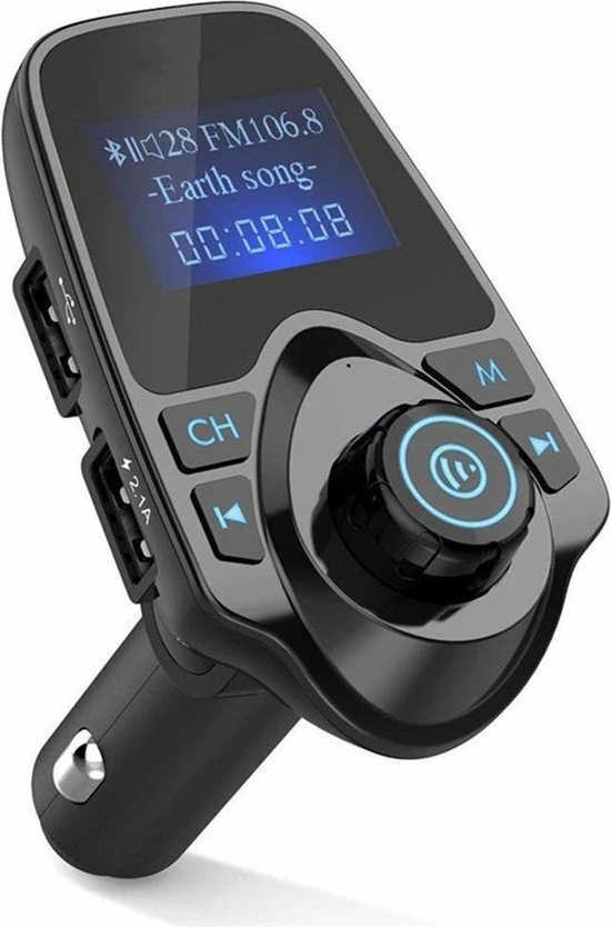 Bluetooth FM Transmitter voor in de auto - ZT ? Handsfree bellen carkit met AUX / SD kaart / USB - Ingangen - Bluetooth Handsfree Carkits / adapter / auto bluetooth / LCD Display - T11 FM Transmitter ZT Accessoires Bluetooth FM Transmitter Voor In De Auto - ZT ? Handsfree Bellen Carkit Met AUX / SD Kaart / USB - Ingangen - Bluetooth Handsfree Carkits / Adapter / Auto Bluetooth / LCD Display - T11 FM Transmitter -AZDome store 550x834 1